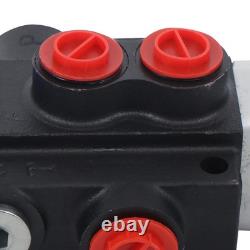 3600 PSI 13 GPM 1 Spool Solenoid 12V DC Hydraulic Control Valve Double Acting