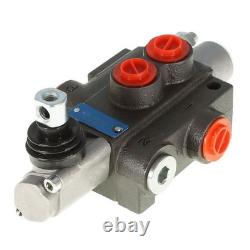 3600 PSI 13 GPM Hydraulic Directional Control Valve 1 Spool BSPP+Conversion Plug
