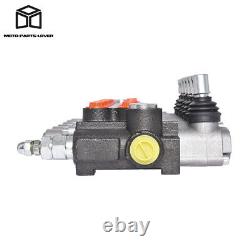3600 PSI 6 Spool Hydraulic Control Valve Double Acting 13 GPM SAE Ports