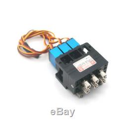 3CH Hydraulic Oil Valve Controller With Servo For 1/12 RC Excavator Bulldozer