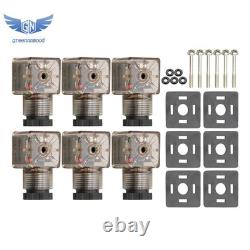 3 Spool 13 GPM Solenoid 12V DC Hydraulic Control Valve Double Acting 3600 PSI
