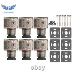 3 Spool 13 GPM Solenoid 12V DC Hydraulic Control Valve Double Acting 3600 PSI