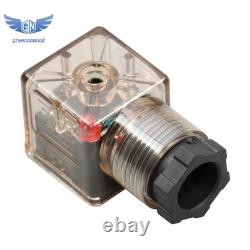 3 Spool 13 GPM Solenoid 12V DC Hydraulic Control Valve Double Acting 3600 PSI