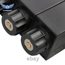 3 Spool 13 GPM Solenoid 12V DC Hydraulic Control Valve Double Acting 3600 PSI