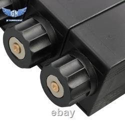 3 Spool 13 GPM Solenoid 12V DC Hydraulic Control Valve Double Acting 3600 PSI