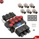 3 Spool 13 GPM Solenoid Hydraulic Control Valve Double Acting 3600 PSI 12V DC