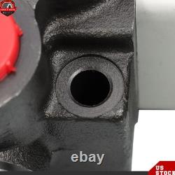3 Spool 13 GPM Solenoid Hydraulic Control Valve Double Acting 3600 PSI 12V DC