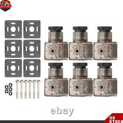 3 Spool 13 GPM Solenoid Hydraulic Control Valve Double Acting 3600 PSI 12V DC