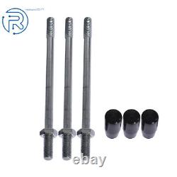 3 Spool 21 GPM Hydraulic Monoblock Double Acting Control Valve SAE Ports NEW