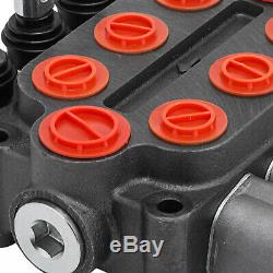 3 Spool 25 GPM Hydraulic Control Valve Tractors loaders Double Acting