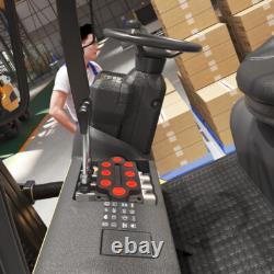 3 Spool 25 GPM Hydraulic Directional Control Valve, SAE Ports Double Acting Valve