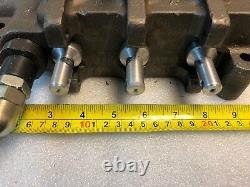 3 Spool, 6 Way Hydraulic Control Valve, Manifold, P/n 120553