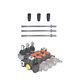 3 Spool Hydraulic Control Valve Double Acting 13 GPM 3600 PSI SAE Ports