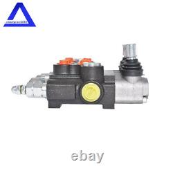 3 Spool Hydraulic Control Valve Double Acting 13 GPM 3600 PSI SAE Ports