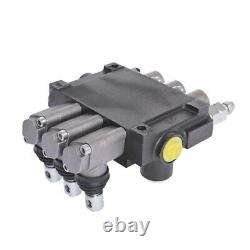 3 Spool Hydraulic Control Valve Double Acting 13 GPM 3600 PSI SAE Ports US