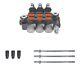 3 Spool Hydraulic Control Valve Double Acting Control Monoblock Valve for Tra