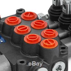 3 Spool Hydraulic Control Valve MB31BBB5C1 8 GPM 8 SAE Ports Enclosed Motors