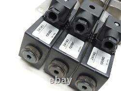 3 Spool Hydraulic Control Valve with 12VDC 2-W-1-W-3 Coils HPC Valve NOB NEW