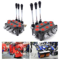 3 Spool Hydraulic Directional Control Valve 25 GPM Double Acting Control Valve