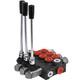 3 Spool Hydraulic Directional Control Valve Double Acting 11 GPM