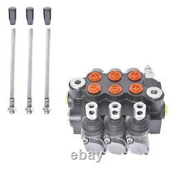 3 Spool Hydraulic Directional Control Valve Double Acting Control Valve 11 GP