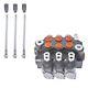 3 Spool Hydraulic Directional Control Valve Double Acting Control Valve 11 GP