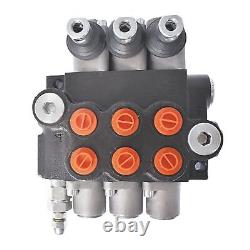 3 Spool Hydraulic Directional Control Valve Double Acting Control Valve 11 GP