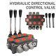 3 Spool Hydraulic Directional Control Valve Tractor Loader Double Acting 25GPM