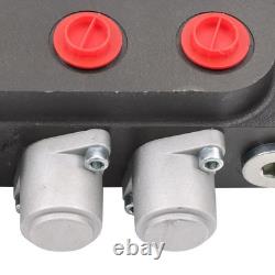 3 Spool Hydraulic Valve 25GPM 3000PSI 1/2 BSPP Ports Heavy Duty Control