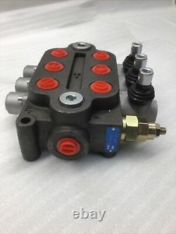 3 Spool ZT-L20-3 Hydraulic Directional Control Valve 25GPM Double Acting 3000PSI