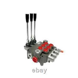 3 spool x 21 GPM hydraulic control valve