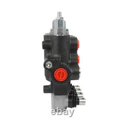 4Spool SAE Hydraulic Control Valve Double Acting 21GPM 3600PSI WithConversion Plug