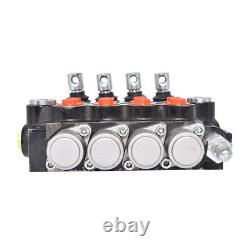 4 Spool 11 GPM Hydraulic Monoblock Double Acting Control Valve SAE Ports