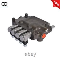 4 Spool 21 GPM 3600 PSI Hydraulic Control Valve Double Acting Adjustable