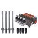 4 Spool 21 GPM 3600 PSI SAE Ports Hydraulic Control Valve Double Acting New