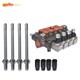 4 Spool 21 GPM Hydraulic Control Valve Double Acting 3600 PSI SAE Ports