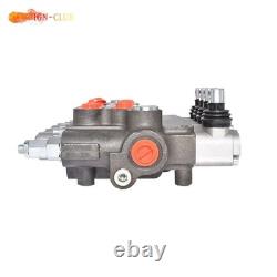 4 Spool 21 GPM Hydraulic Control Valve Double Acting 3600 PSI SAE Ports