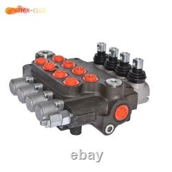 4 Spool 21 GPM Hydraulic Control Valve Double Acting 3600 PSI SAE Ports