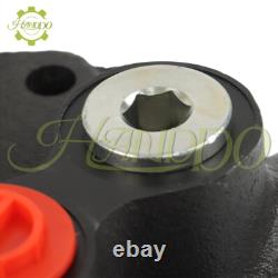 4 Spool 21 GPM Hydraulic Control Valve Double Acting SAE Ports 3600 PSI
