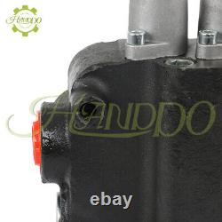 4 Spool 21 GPM Hydraulic Control Valve Double Acting SAE Ports 3600 PSI