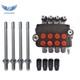4 Spool Adjustable Hydraulic Control Valve Double Acting 21 GPM 3600 PSI