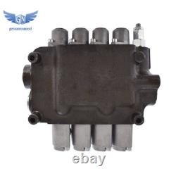 4 Spool Adjustable Hydraulic Control Valve Double Acting 21 GPM 3600 PSI