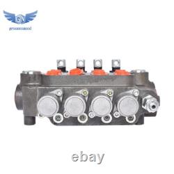 4 Spool Adjustable Hydraulic Control Valve Double Acting 21 GPM 3600 PSI