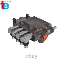 4 Spool Adjustable Hydraulic Control Valve Double Acting 21 GPM 3600 PSI NEW