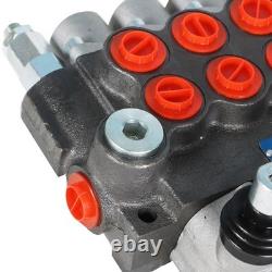 4 Spool BSPP 11GPM Hydraulic Directional Control Valve Double Acting Cylinder