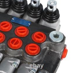 4 Spool BSPP 11GPM Hydraulic Directional Control Valve Double Acting Cylinder