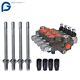 4 Spool Hydraulic Control Valve Double Acting 21 GPM 3600 PSI SAE Ports