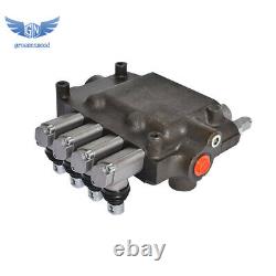 4 Spool Hydraulic Control Valve Double Acting 21 GPM 3600 PSI SAE Ports