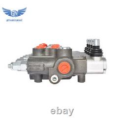 4 Spool Hydraulic Control Valve Double Acting 21 GPM 3600 PSI SAE Ports