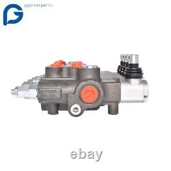 4 Spool Hydraulic Control Valve Double Acting 21 GPM 3600 PSI SAE Ports